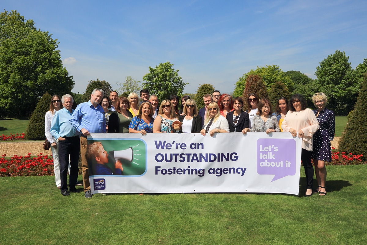 mosaic foster care team celebrate ofsted outstanding
